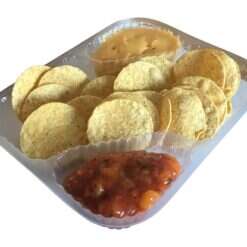 CLEAR NACHO TRAY 3 COMP 7''X9'' -125PCS