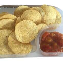 CLEAR NACHO TRAY 2COMT 4''X5'' -125PCS