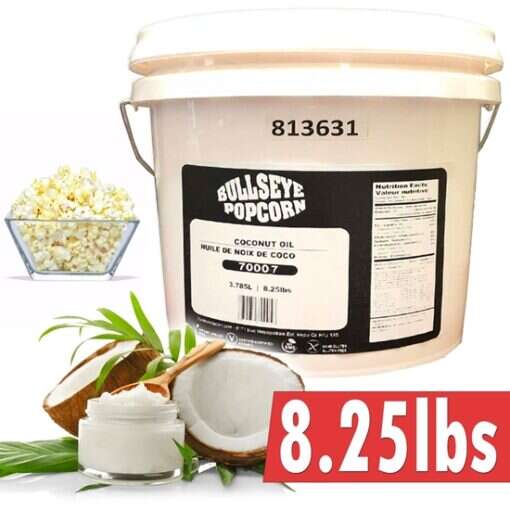 WHITE COCONUT OIL FOR POPPING CORN (3.785 LITRES)