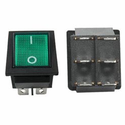 ON/OFF GREEN SWITCH 120V / 6 PINS
