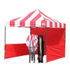 Tente Canopy Rouge Et Blanc ABCcanopy 10x10