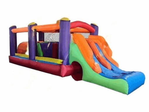 Jeu Gonflable Parcours Multi-Couleurs