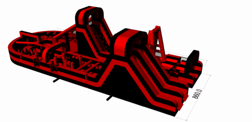 Parcours Gonflable Giga Mega Infernal 150 pieds – Image 3