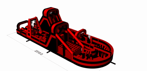 Parcours Gonflable Giga Mega Infernal 150 pieds – Image 4