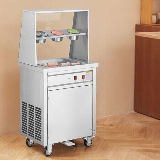 Machine à rouleau de crème glacée frit – Image 2