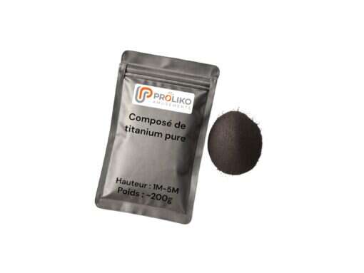 ✨ Poudre de Titane Pure - Utiliser Avec Machines À Étincelles